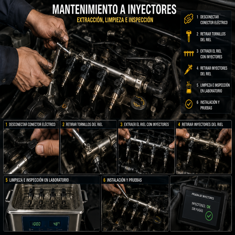 ¿Cómo Saber si un Inyector Está Trabajando Correctamente?