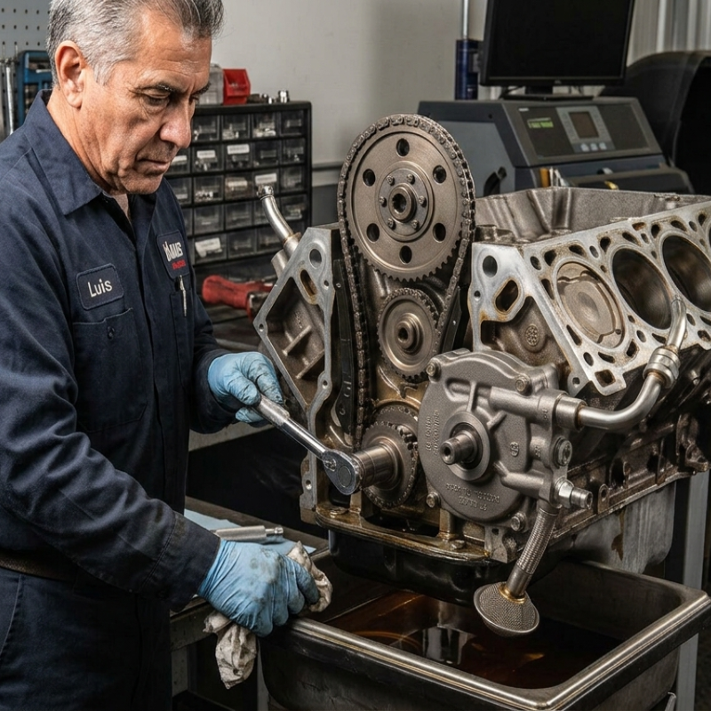 ¿Qué es la Bomba de Aceite y Por Qué es Fundamental para la Vida del Motor?
